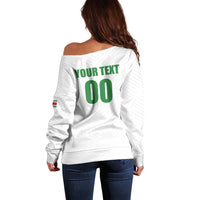 Custom Football 2026 Suriname White Off Shoulder Sweater Natio Together We Rise