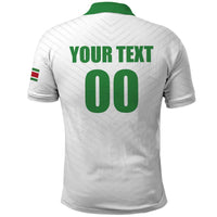 Custom Football 2026 Suriname White Polo Shirt Natio Together We Rise