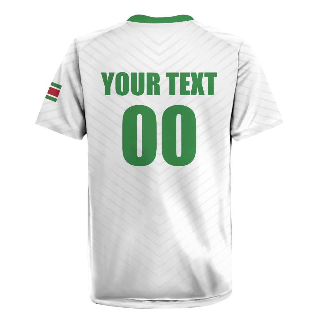 Custom Football 2026 Suriname White Rugby Jersey Natio Together We Rise