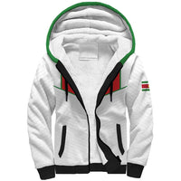 Custom Football 2026 Suriname White Sherpa Hoodie Natio Together We Rise