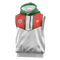 Custom Football 2026 Suriname White Sleeveless Hoodie Natio Together We Rise
