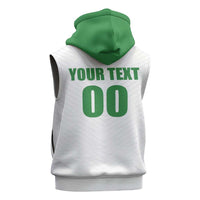 Custom Football 2026 Suriname White Sleeveless Zip Hoodie Natio Together We Rise
