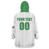 Custom Football 2026 Suriname White Wearable Blanket Hoodie Natio Together We Rise
