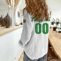 Custom Football 2026 Suriname White Women Casual Shirt Natio Together We Rise