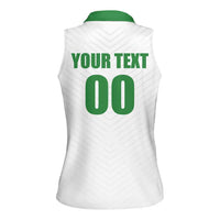Custom Football 2026 Suriname White Women Sleeveless Polo Shirt Natio Together We Rise