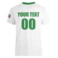 Custom Football 2026 Suriname White Women V-Neck T-Shirt Natio Together We Rise