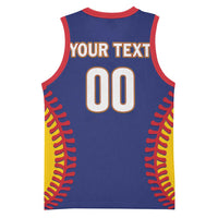 Custom Baseball 2026 Venezuela World Champion Basketball Jersey Arepa Power Make History