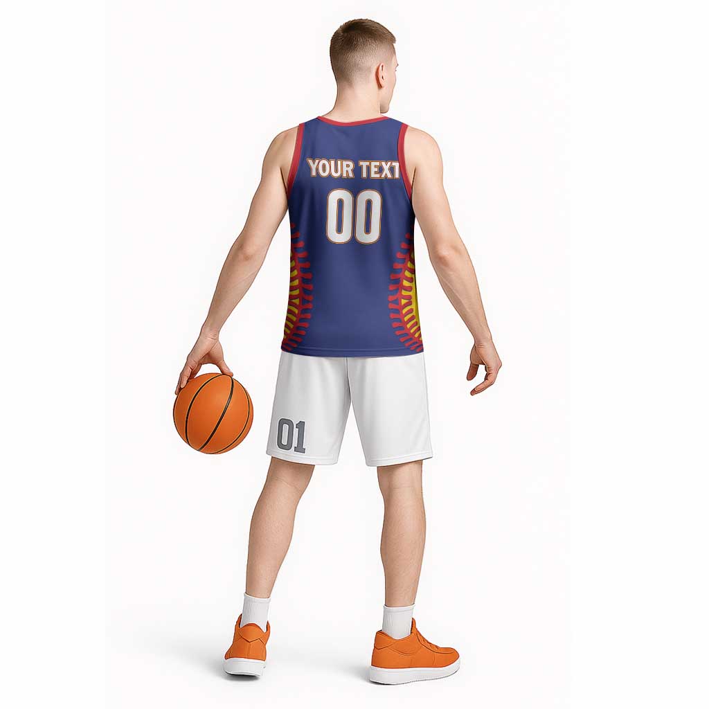 Custom Baseball 2026 Venezuela World Champion Basketball Jersey Arepa Power Make History