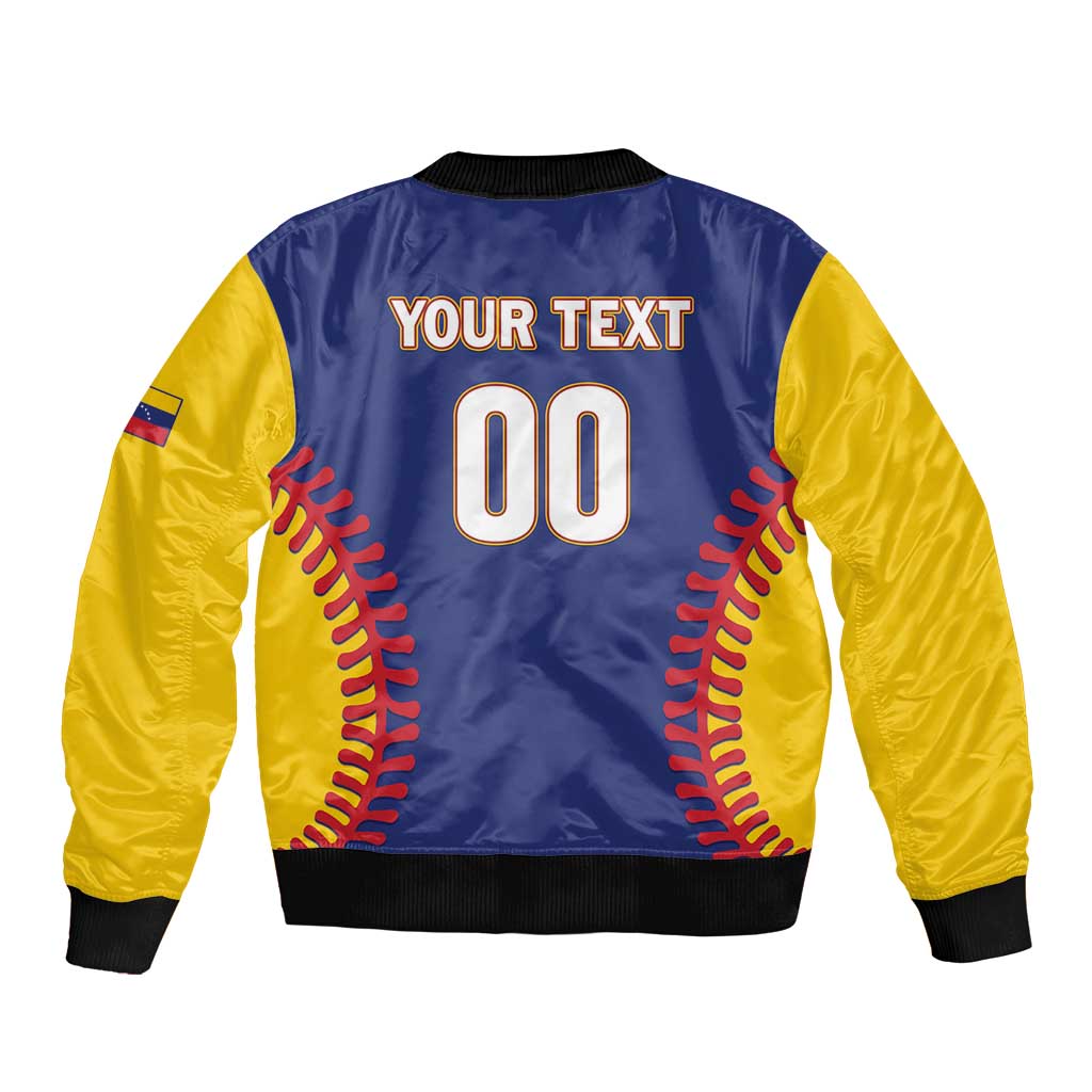 Custom Baseball 2026 Venezuela World Champion Bomber Jacket Arepa Power Make History