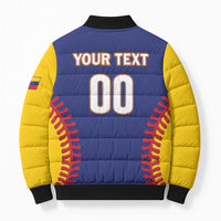 Custom Baseball 2026 Venezuela World Champion Bomber Puffer Jacket Arepa Power Make History