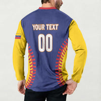 Custom Baseball 2026 Venezuela World Champion Button Sweatshirt Arepa Power Make History