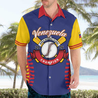 Custom Baseball 2026 Venezuela World Champion Hawaiian Shirt Arepa Power Make History