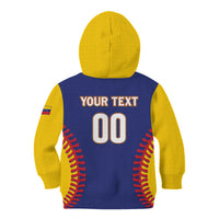 Custom Baseball 2026 Venezuela World Champion Kid Hoodie Arepa Power Make History
