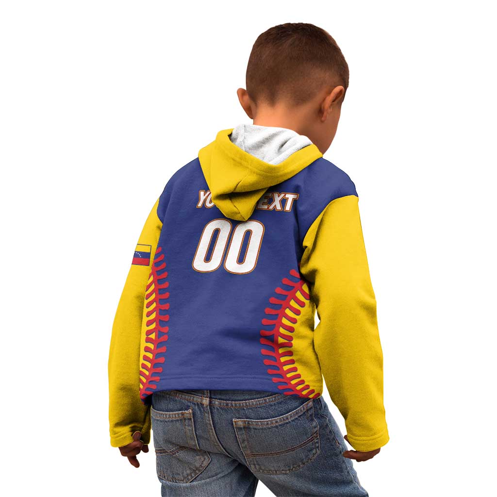 Custom Baseball 2026 Venezuela World Champion Kid Hoodie Arepa Power Make History