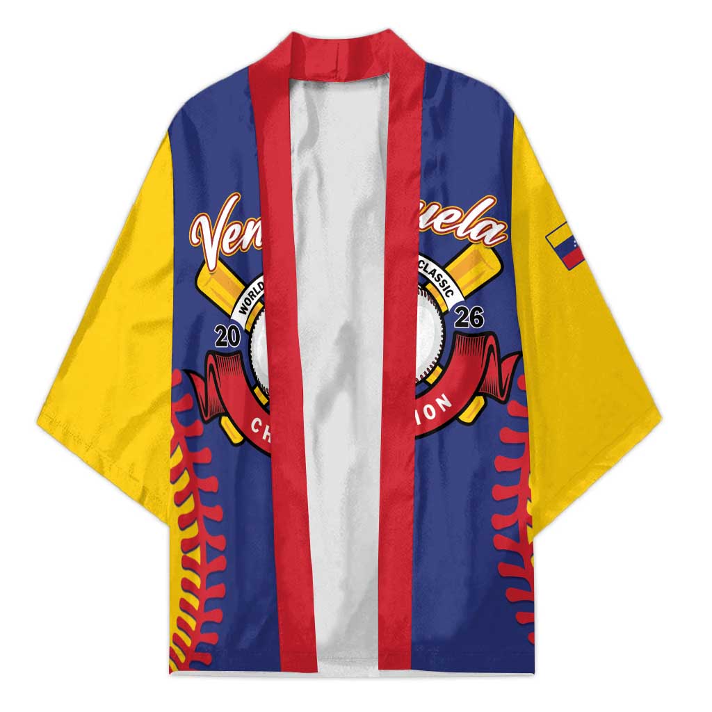 Custom Baseball 2026 Venezuela World Champion Kimono Arepa Power Make History