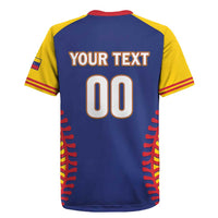 Custom Baseball 2026 Venezuela World Champion Rugby Jersey Arepa Power Make History