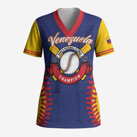 Custom Baseball 2026 Venezuela World Champion Scrub Top Arepa Power Make History