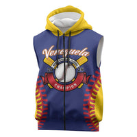 Custom Baseball 2026 Venezuela World Champion Sleeveless Zip Hoodie Arepa Power Make History