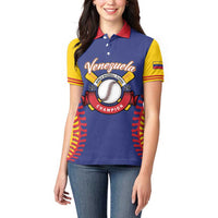 Custom Baseball 2026 Venezuela World Champion Women Polo Shirt Arepa Power Make History