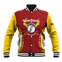 Custom Baseball 2026 Venezuela World Champion Baseball Jacket Chamo Arepa Power