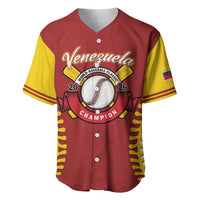 Custom Baseball 2026 Venezuela World Champion Baseball Jersey Chamo Arepa Power