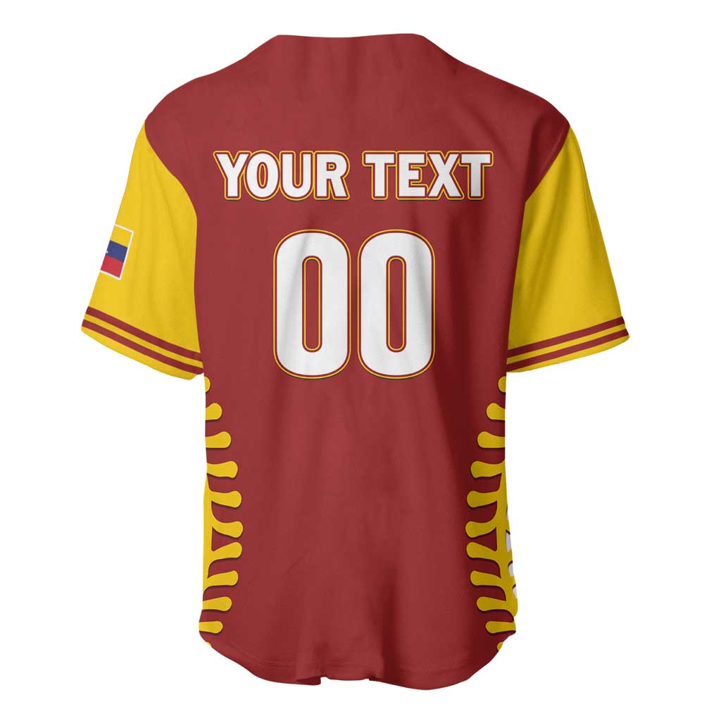 Custom Baseball 2026 Venezuela World Champion Baseball Jersey Chamo Arepa Power