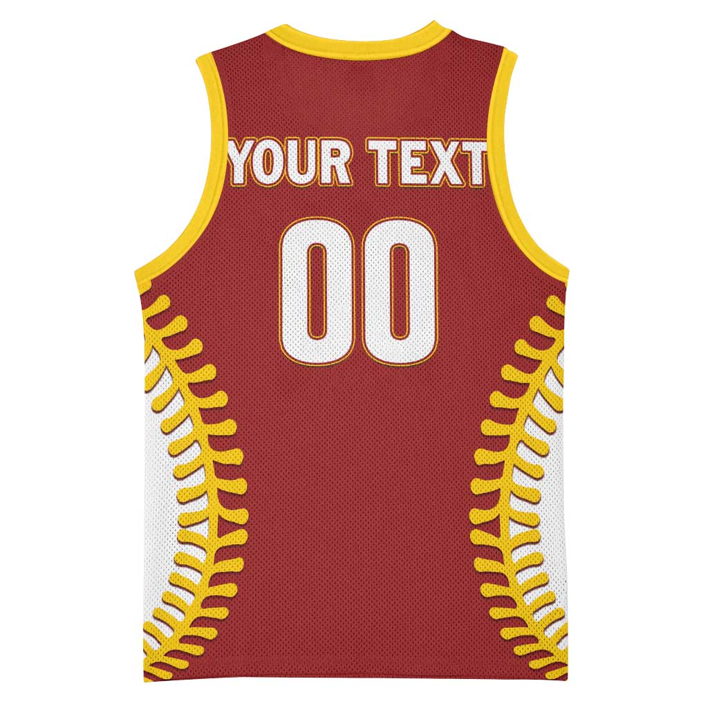 Custom Baseball 2026 Venezuela World Champion Basketball Jersey Chamo Arepa Power