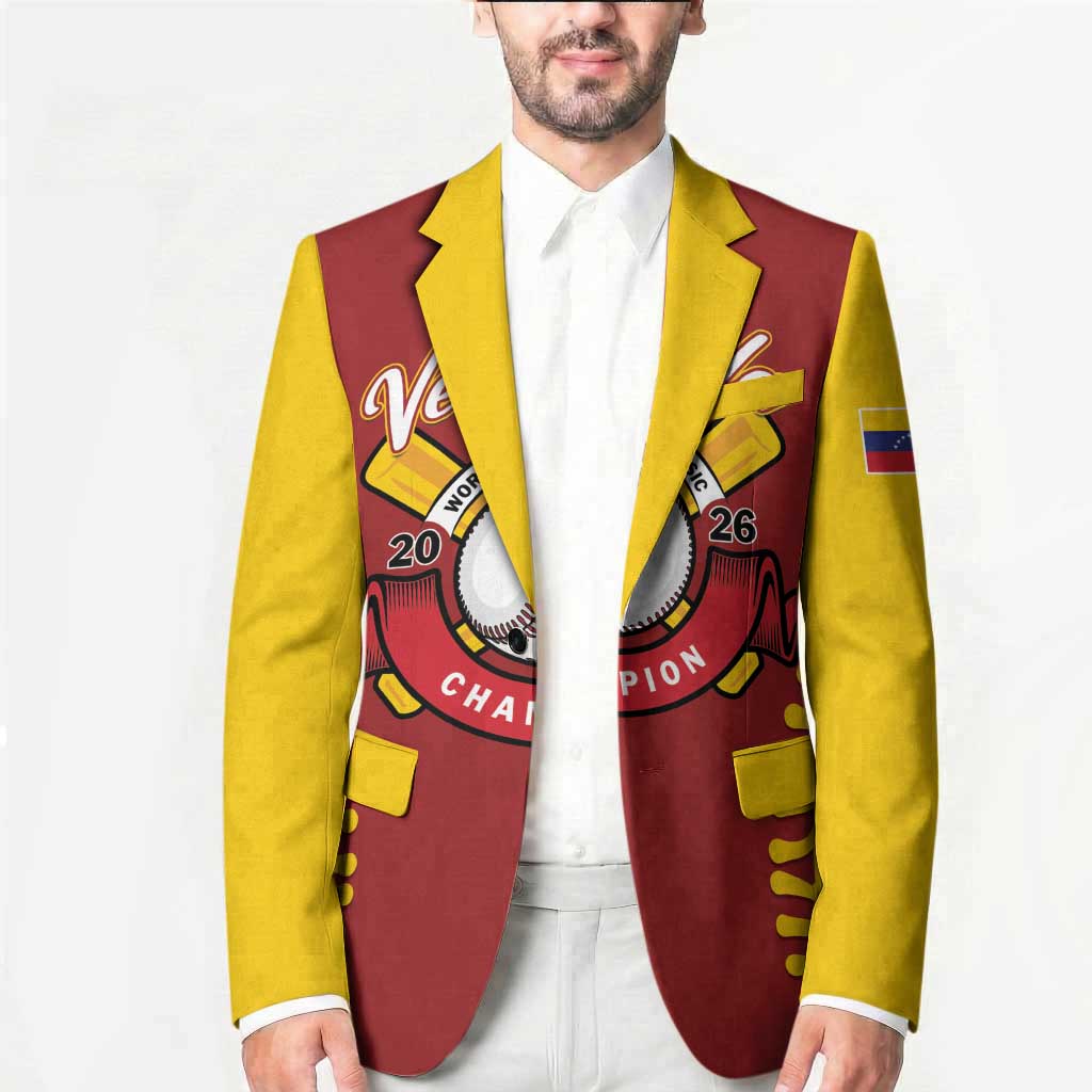 Custom Baseball 2026 Venezuela World Champion Blazer Chamo Arepa Power