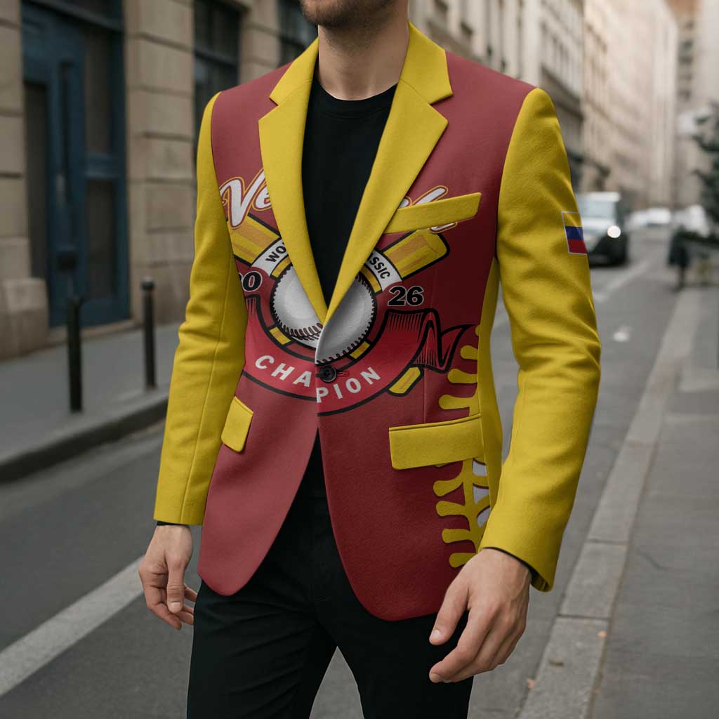Custom Baseball 2026 Venezuela World Champion Blazer Chamo Arepa Power
