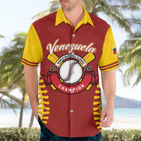 Custom Baseball 2026 Venezuela World Champion Hawaiian Shirt Chamo Arepa Power