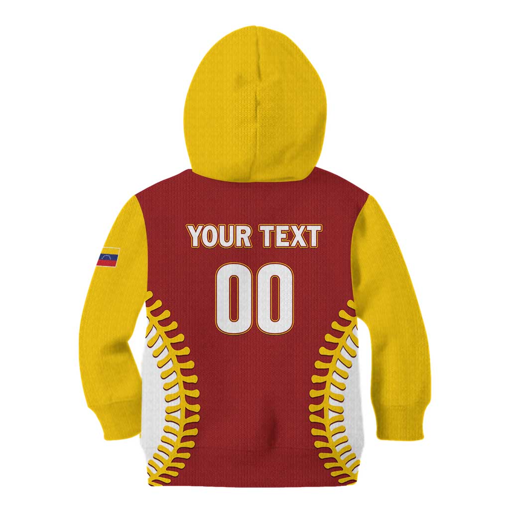 Custom Baseball 2026 Venezuela World Champion Kid Hoodie Chamo Arepa Power