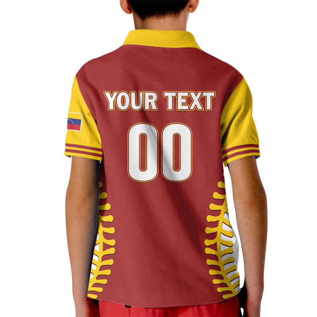 Custom Baseball 2026 Venezuela World Champion Kid Polo Shirt Chamo Arepa Power