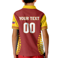 Custom Baseball 2026 Venezuela World Champion Kid Polo Shirt Chamo Arepa Power