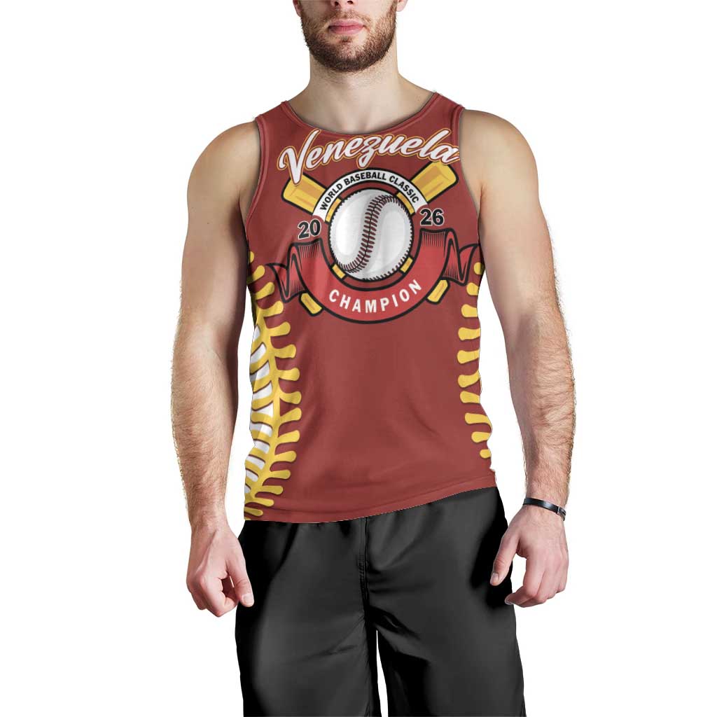 Custom Baseball 2026 Venezuela World Champion Men Tank Top Chamo Arepa Power