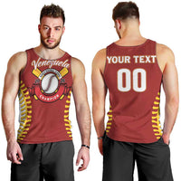 Custom Baseball 2026 Venezuela World Champion Men Tank Top Chamo Arepa Power