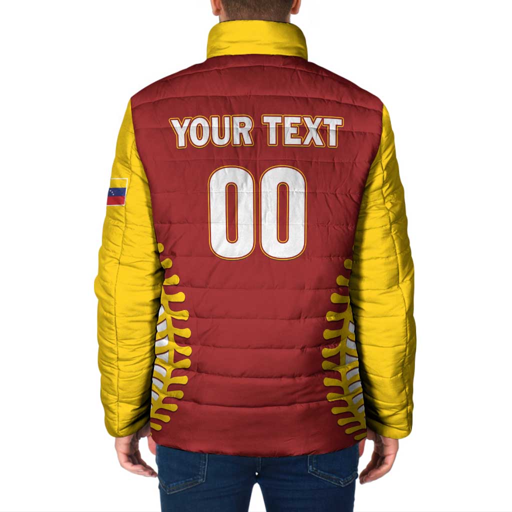 Custom Baseball 2026 Venezuela World Champion Padded Jacket Chamo Arepa Power
