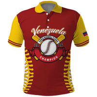 Custom Baseball 2026 Venezuela World Champion Polo Shirt Chamo Arepa Power