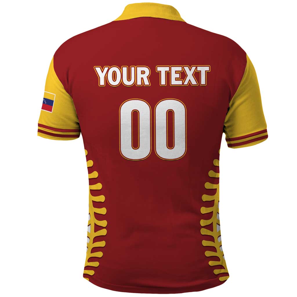 Custom Baseball 2026 Venezuela World Champion Polo Shirt Chamo Arepa Power