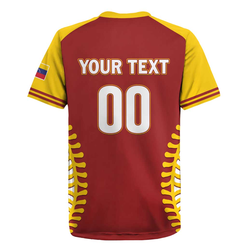 Custom Baseball 2026 Venezuela World Champion Rugby Jersey Chamo Arepa Power