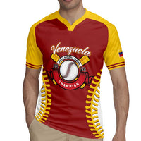 Custom Baseball 2026 Venezuela World Champion Rugby Jersey Chamo Arepa Power