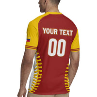 Custom Baseball 2026 Venezuela World Champion Rugby Jersey Chamo Arepa Power
