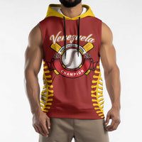 Custom Baseball 2026 Venezuela World Champion Sleeveless Hoodie Chamo Arepa Power
