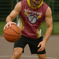 Custom Baseball 2026 Venezuela World Champion Sleeveless Hoodie Chamo Arepa Power