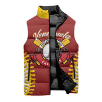 Custom Baseball 2026 Venezuela World Champion Sleeveless Puffer Jacket Chamo Arepa Power