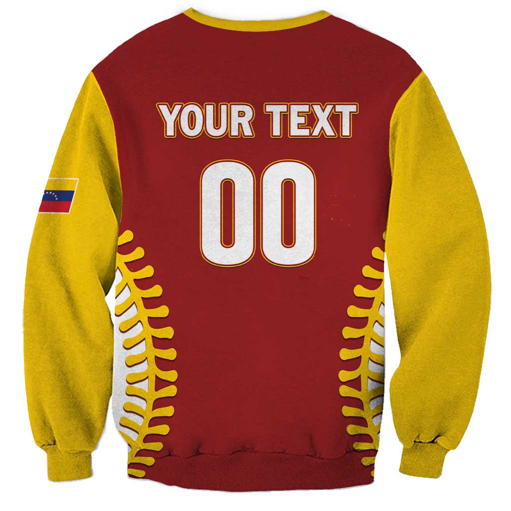 Custom Baseball 2026 Venezuela World Champion Sweatshirt Chamo Arepa Power