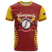 Custom Baseball 2026 Venezuela World Champion T Shirt Chamo Arepa Power