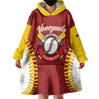 Custom Baseball 2026 Venezuela World Champion Wearable Blanket Hoodie Chamo Arepa Power
