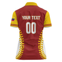 Custom Baseball 2026 Venezuela World Champion Women Polo Shirt Chamo Arepa Power