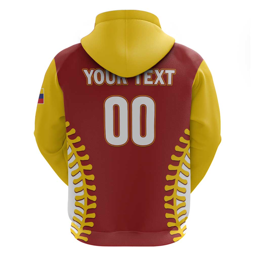 Custom Baseball 2026 Venezuela World Champion Zip Hoodie Chamo Arepa Power