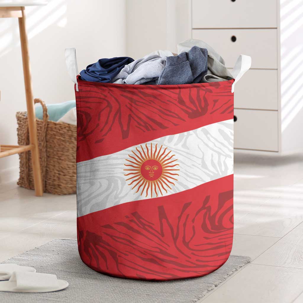 Peru Inti Laundry Basket 1822 Flag Stylized